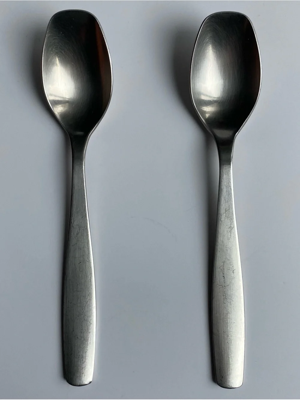 Gourmet Settings PARK CARRY ON MATTE Spoons 18/10 Satin 7.5” Set Of 2